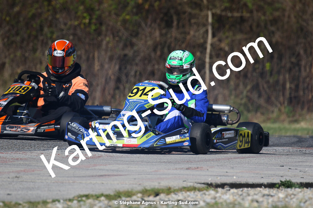 16 & 17/04/2022 : 3ème manche du Championnat du Sud 2022 au circuit d’Aigues-Vives (photos Stéphane Agnus) 2022 — karting