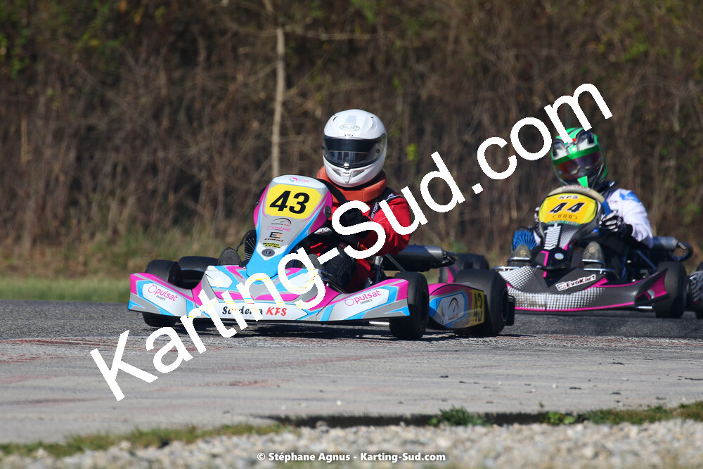 16 & 17/04/2022 : 3ème manche du Championnat du Sud 2022 au circuit d’Aigues-Vives (photos Stéphane Agnus) 2022 — karting