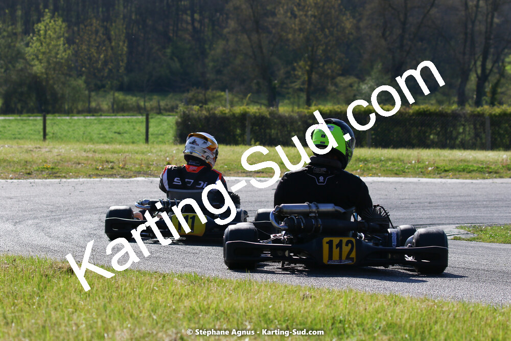 16 & 17/04/2022 : 3ème manche du Championnat du Sud 2022 au circuit d’Aigues-Vives (photos Stéphane Agnus) 2022 — karting