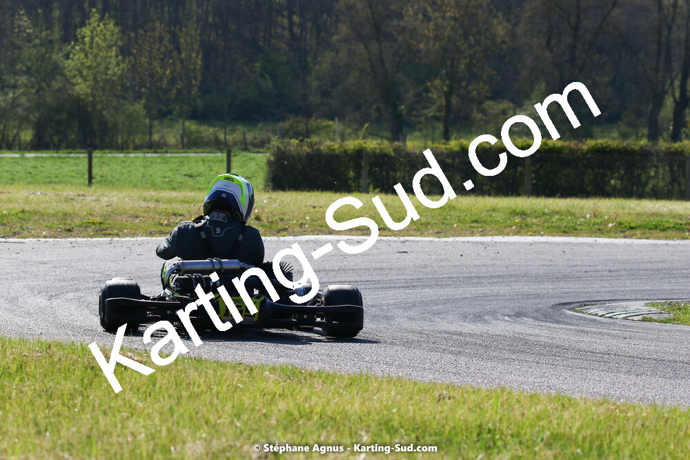 16 & 17/04/2022 : 3ème manche du Championnat du Sud 2022 au circuit d’Aigues-Vives (photos Stéphane Agnus) 2022 — karting