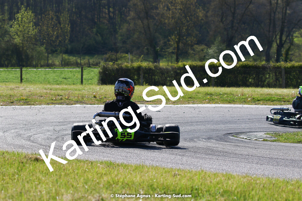 16 & 17/04/2022 : 3ème manche du Championnat du Sud 2022 au circuit d’Aigues-Vives (photos Stéphane Agnus) 2022 — karting