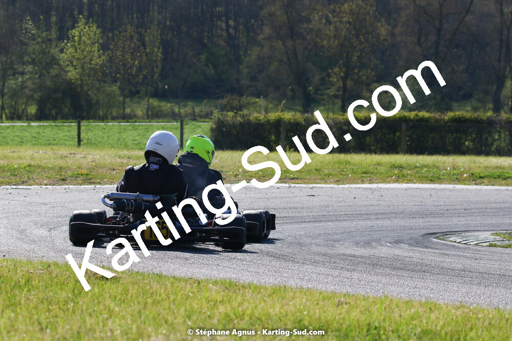 16 & 17/04/2022 : 3ème manche du Championnat du Sud 2022 au circuit d’Aigues-Vives (photos Stéphane Agnus) 2022 — karting