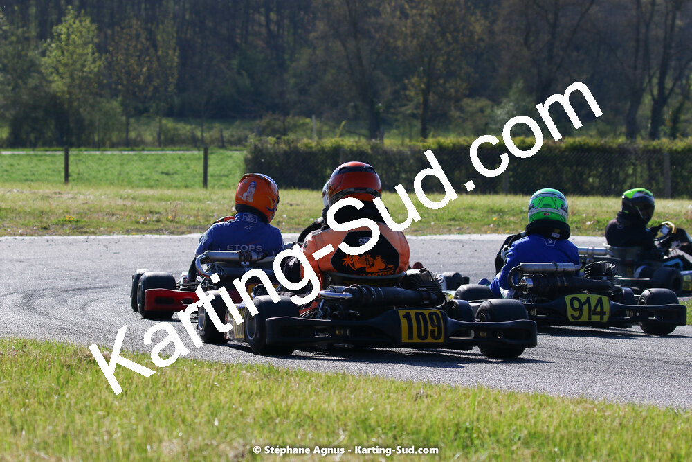 16 & 17/04/2022 : 3ème manche du Championnat du Sud 2022 au circuit d’Aigues-Vives (photos Stéphane Agnus) 2022 — karting