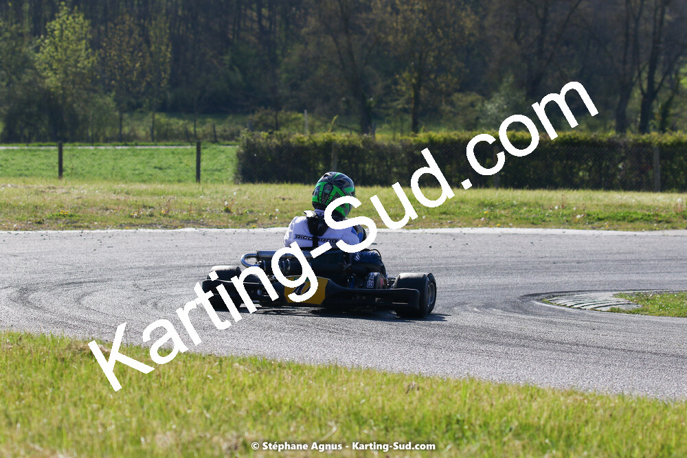 16 & 17/04/2022 : 3ème manche du Championnat du Sud 2022 au circuit d’Aigues-Vives (photos Stéphane Agnus) 2022 — karting