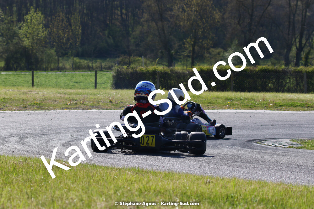 16 & 17/04/2022 : 3ème manche du Championnat du Sud 2022 au circuit d’Aigues-Vives (photos Stéphane Agnus) 2022 — karting