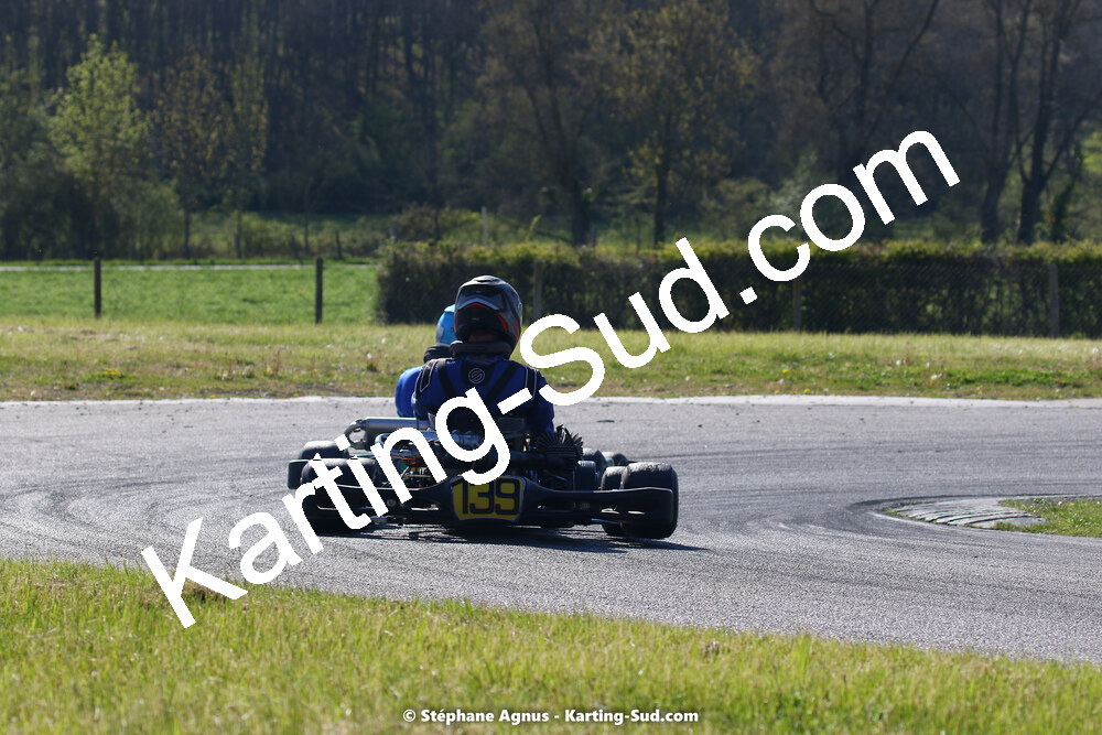 16 & 17/04/2022 : 3ème manche du Championnat du Sud 2022 au circuit d’Aigues-Vives (photos Stéphane Agnus) 2022 — karting