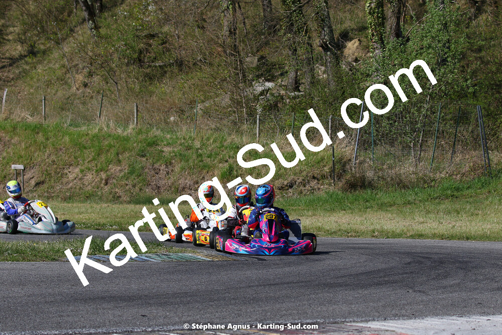 16 & 17/04/2022 : 3ème manche du Championnat du Sud 2022 au circuit d’Aigues-Vives (photos Stéphane Agnus) 2022 — karting
