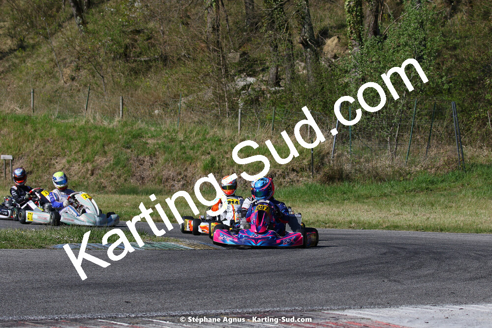 16 & 17/04/2022 : 3ème manche du Championnat du Sud 2022 au circuit d’Aigues-Vives (photos Stéphane Agnus) 2022 — karting