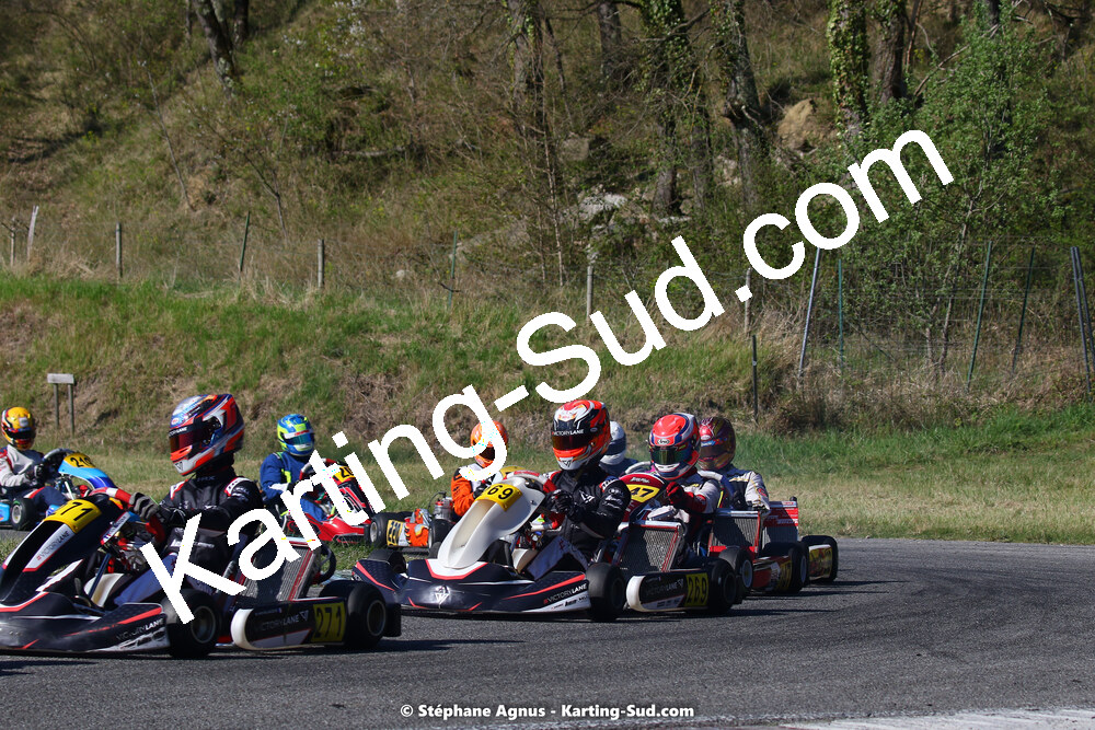 16 & 17/04/2022 : 3ème manche du Championnat du Sud 2022 au circuit d’Aigues-Vives (photos Stéphane Agnus) 2022 — karting