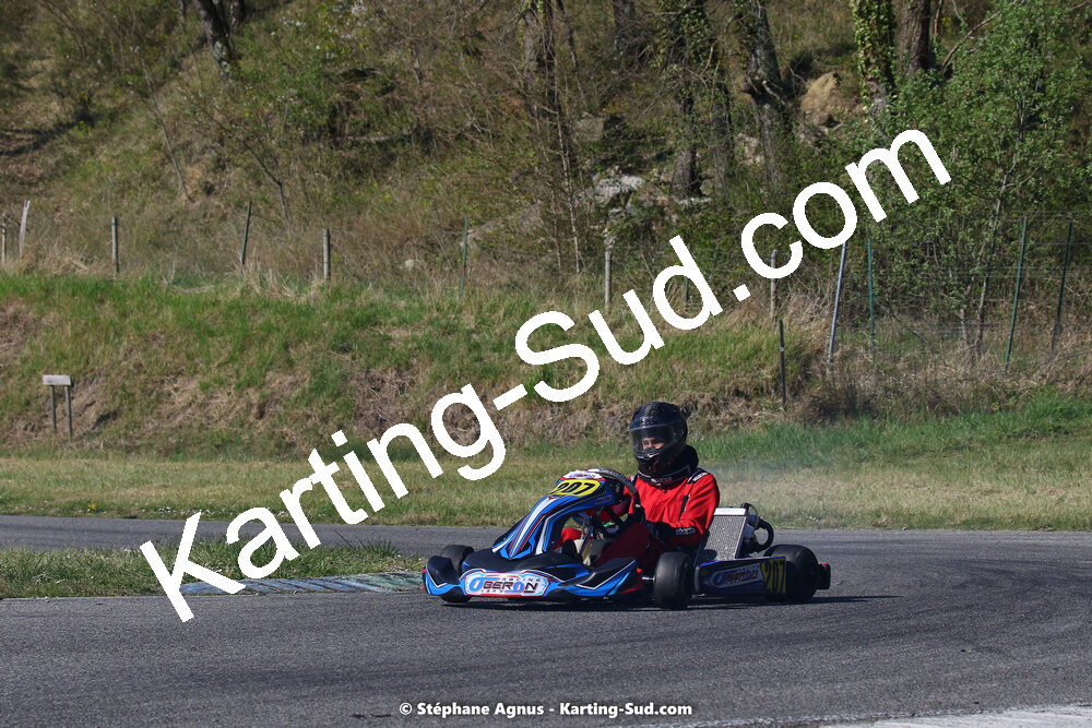 16 & 17/04/2022 : 3ème manche du Championnat du Sud 2022 au circuit d’Aigues-Vives (photos Stéphane Agnus) 2022 — karting