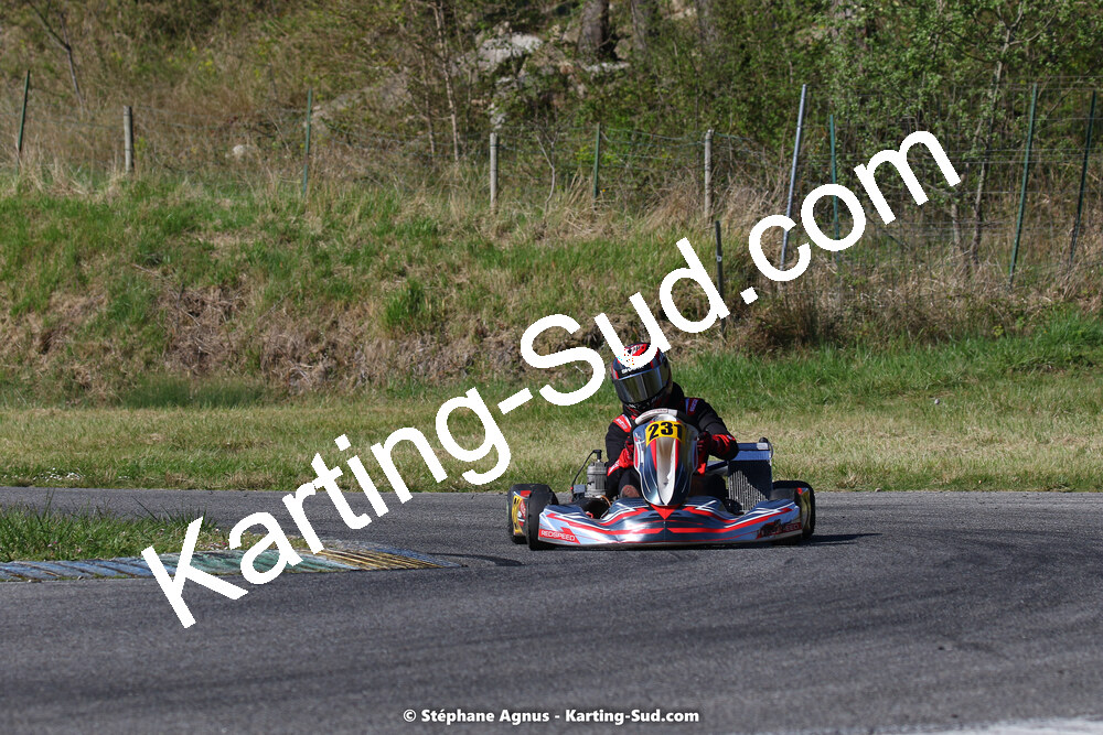 16 & 17/04/2022 : 3ème manche du Championnat du Sud 2022 au circuit d’Aigues-Vives (photos Stéphane Agnus) 2022 — karting