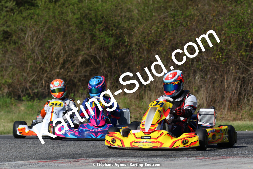 16 & 17/04/2022 : 3ème manche du Championnat du Sud 2022 au circuit d’Aigues-Vives (photos Stéphane Agnus) 2022 — karting
