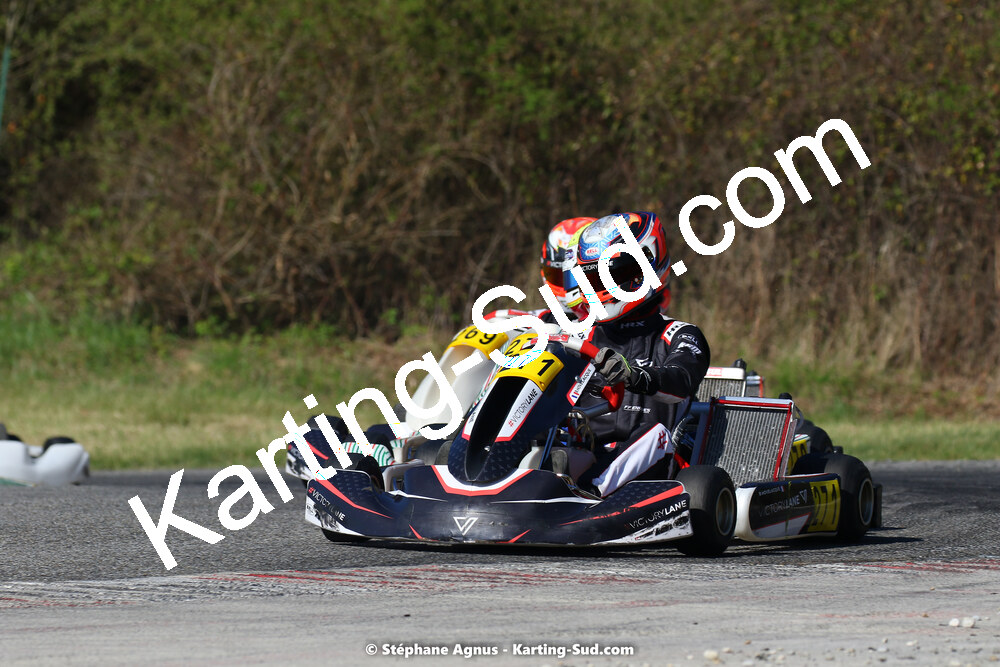 16 & 17/04/2022 : 3ème manche du Championnat du Sud 2022 au circuit d’Aigues-Vives (photos Stéphane Agnus) 2022 — karting