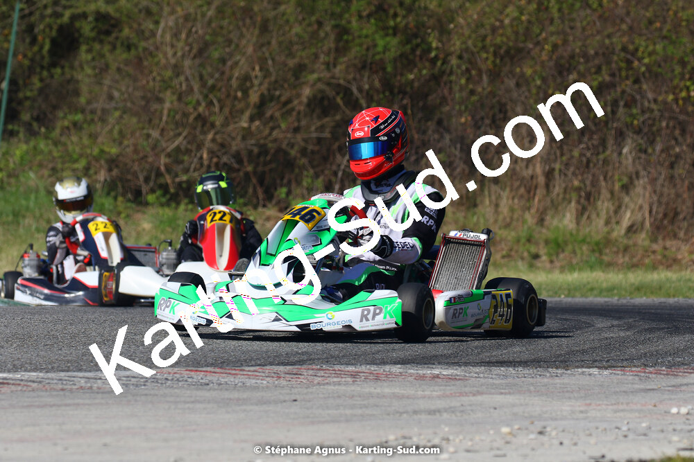 16 & 17/04/2022 : 3ème manche du Championnat du Sud 2022 au circuit d’Aigues-Vives (photos Stéphane Agnus) 2022 — karting