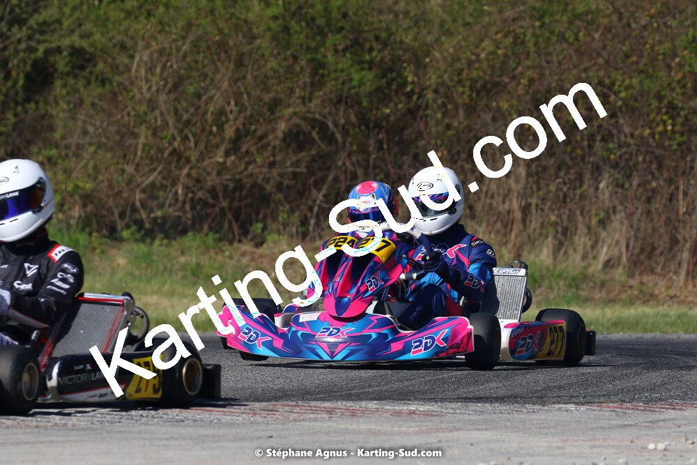 16 & 17/04/2022 : 3ème manche du Championnat du Sud 2022 au circuit d’Aigues-Vives (photos Stéphane Agnus) 2022 — karting