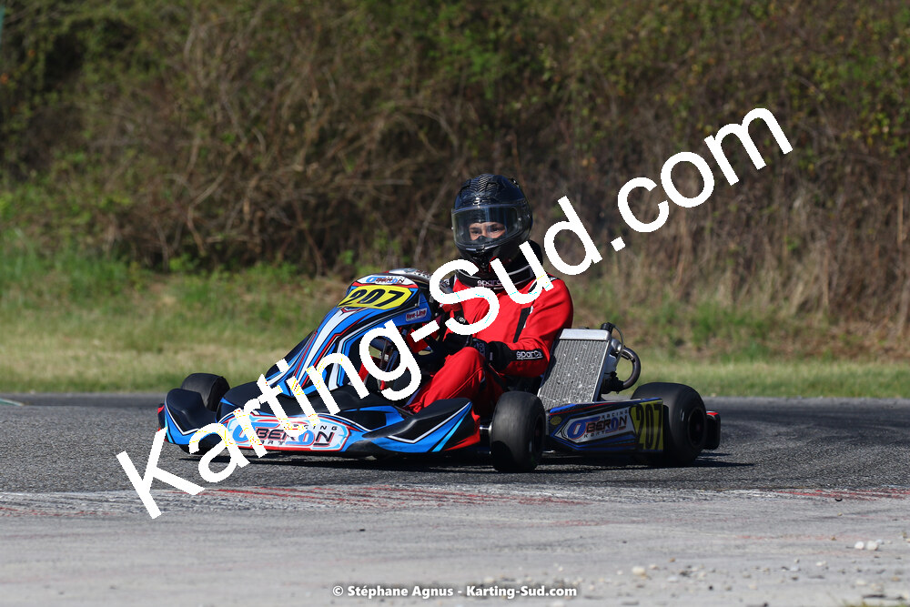 16 & 17/04/2022 : 3ème manche du Championnat du Sud 2022 au circuit d’Aigues-Vives (photos Stéphane Agnus) 2022 — karting