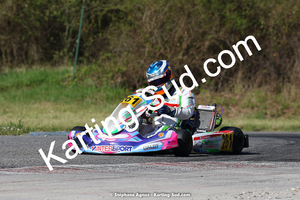 16 & 17/04/2022 : 3ème manche du Championnat du Sud 2022 au circuit d’Aigues-Vives (photos Stéphane Agnus) 2022 — karting