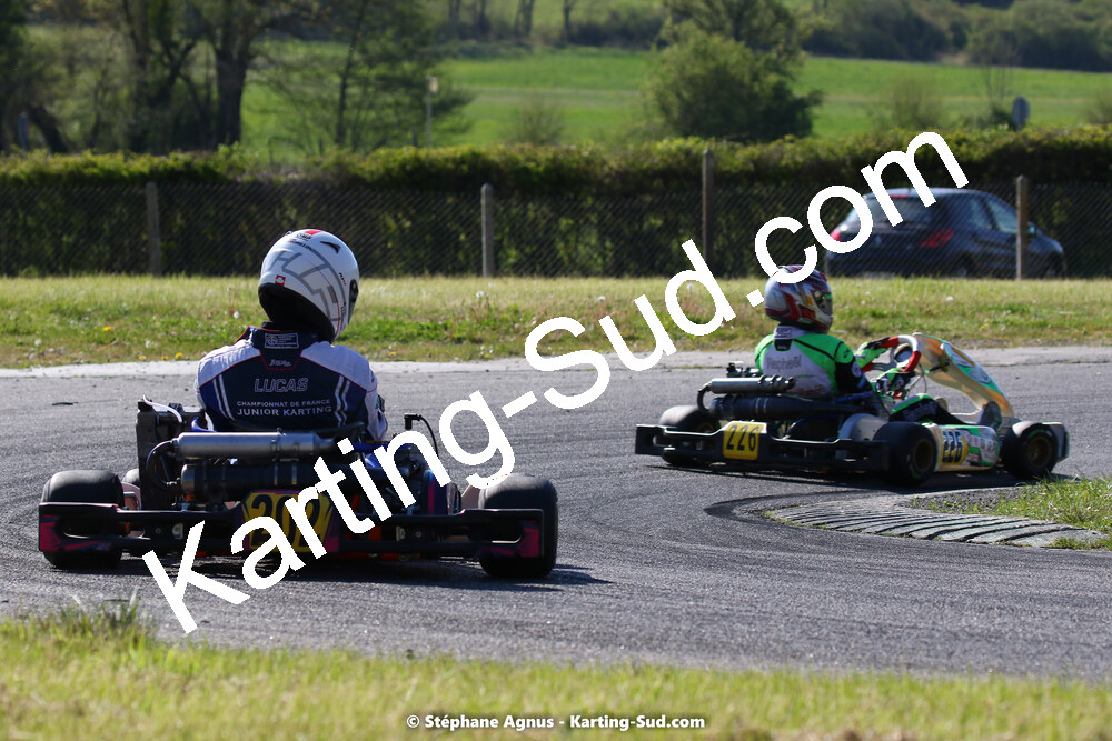 16 & 17/04/2022 : 3ème manche du Championnat du Sud 2022 au circuit d’Aigues-Vives (photos Stéphane Agnus) 2022 — karting