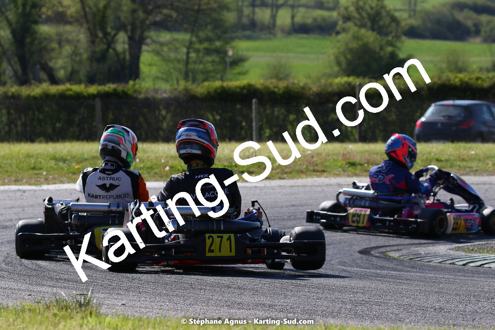 16 & 17/04/2022 : 3ème manche du Championnat du Sud 2022 au circuit d’Aigues-Vives (photos Stéphane Agnus) 2022 — karting