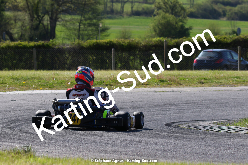 16 & 17/04/2022 : 3ème manche du Championnat du Sud 2022 au circuit d’Aigues-Vives (photos Stéphane Agnus) 2022 — karting