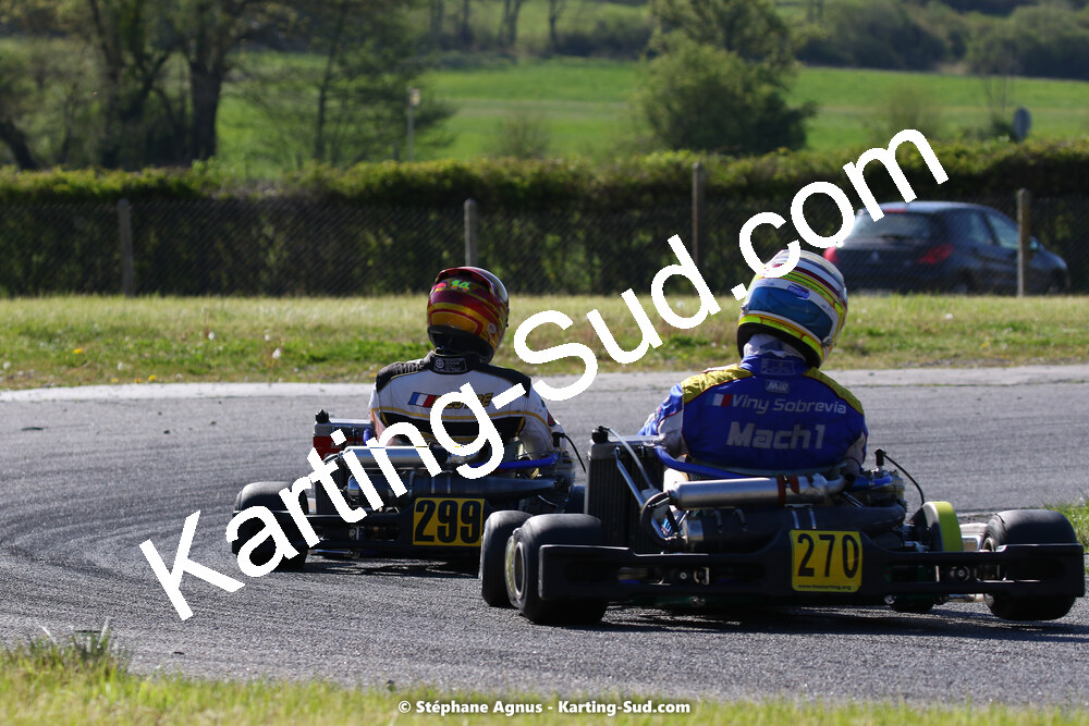 16 & 17/04/2022 : 3ème manche du Championnat du Sud 2022 au circuit d’Aigues-Vives (photos Stéphane Agnus) 2022 — karting