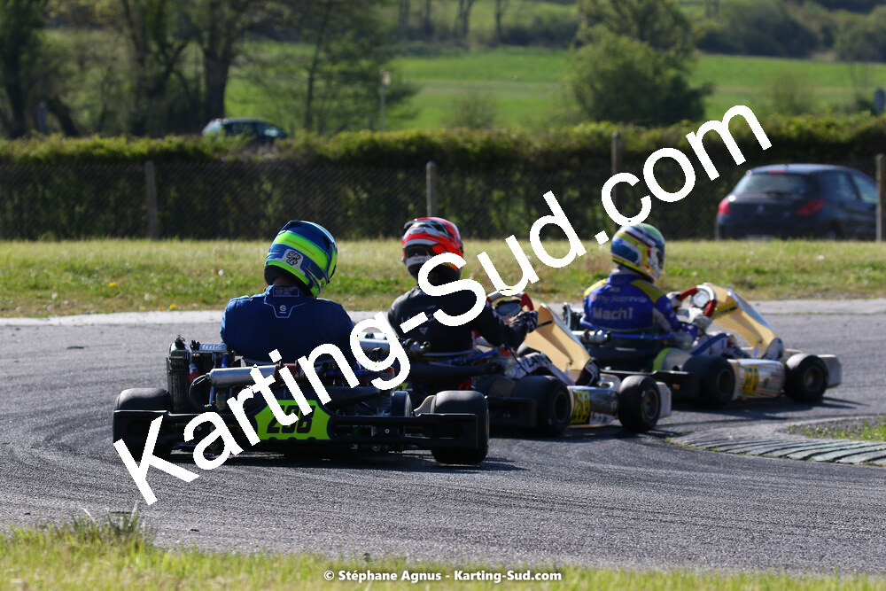 16 & 17/04/2022 : 3ème manche du Championnat du Sud 2022 au circuit d’Aigues-Vives (photos Stéphane Agnus) 2022 — karting
