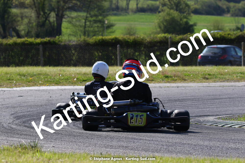 16 & 17/04/2022 : 3ème manche du Championnat du Sud 2022 au circuit d’Aigues-Vives (photos Stéphane Agnus) 2022 — karting