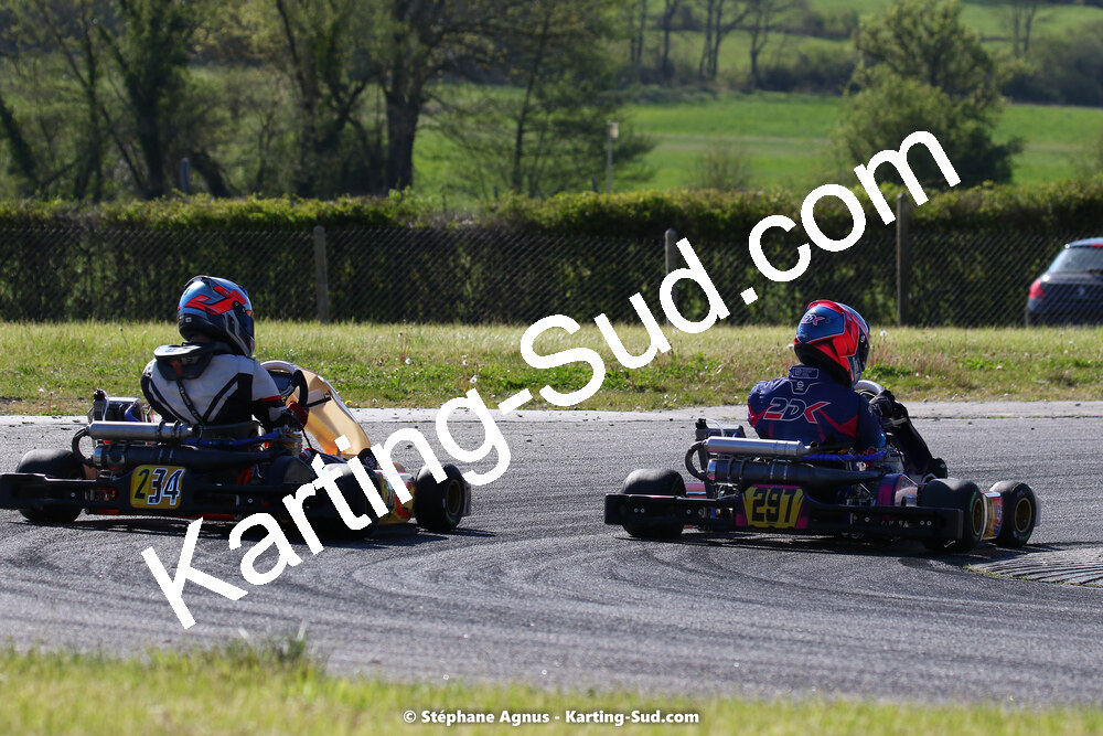 16 & 17/04/2022 : 3ème manche du Championnat du Sud 2022 au circuit d’Aigues-Vives (photos Stéphane Agnus) 2022 — karting