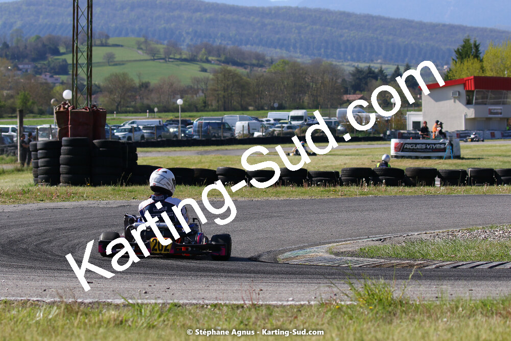 16 & 17/04/2022 : 3ème manche du Championnat du Sud 2022 au circuit d’Aigues-Vives (photos Stéphane Agnus) 2022 — karting