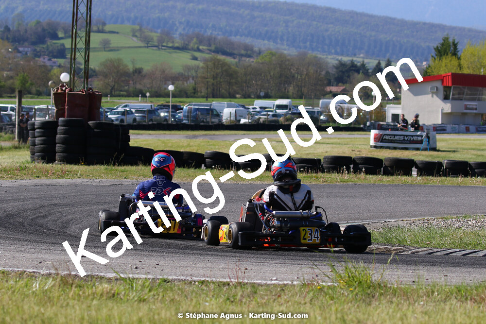 16 & 17/04/2022 : 3ème manche du Championnat du Sud 2022 au circuit d’Aigues-Vives (photos Stéphane Agnus) 2022 — karting
