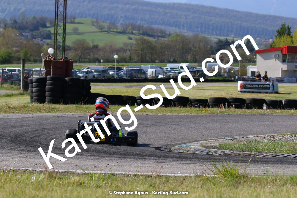 16 & 17/04/2022 : 3ème manche du Championnat du Sud 2022 au circuit d’Aigues-Vives (photos Stéphane Agnus) 2022 — karting