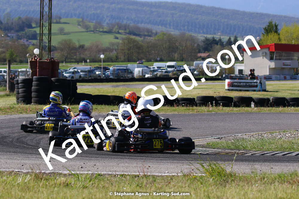 16 & 17/04/2022 : 3ème manche du Championnat du Sud 2022 au circuit d’Aigues-Vives (photos Stéphane Agnus) 2022 — karting