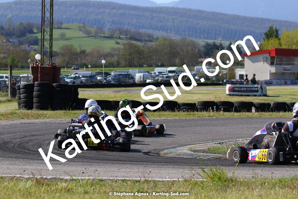 16 & 17/04/2022 : 3ème manche du Championnat du Sud 2022 au circuit d’Aigues-Vives (photos Stéphane Agnus) 2022 — karting