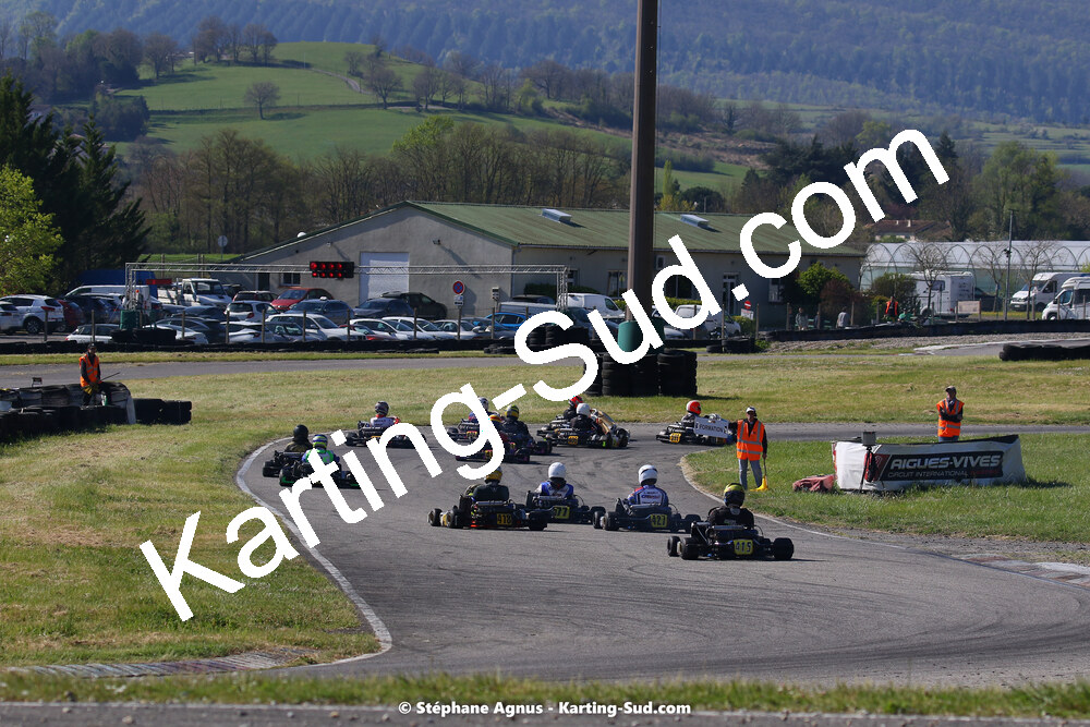 16 & 17/04/2022 : 3ème manche du Championnat du Sud 2022 au circuit d’Aigues-Vives (photos Stéphane Agnus) 2022 — karting