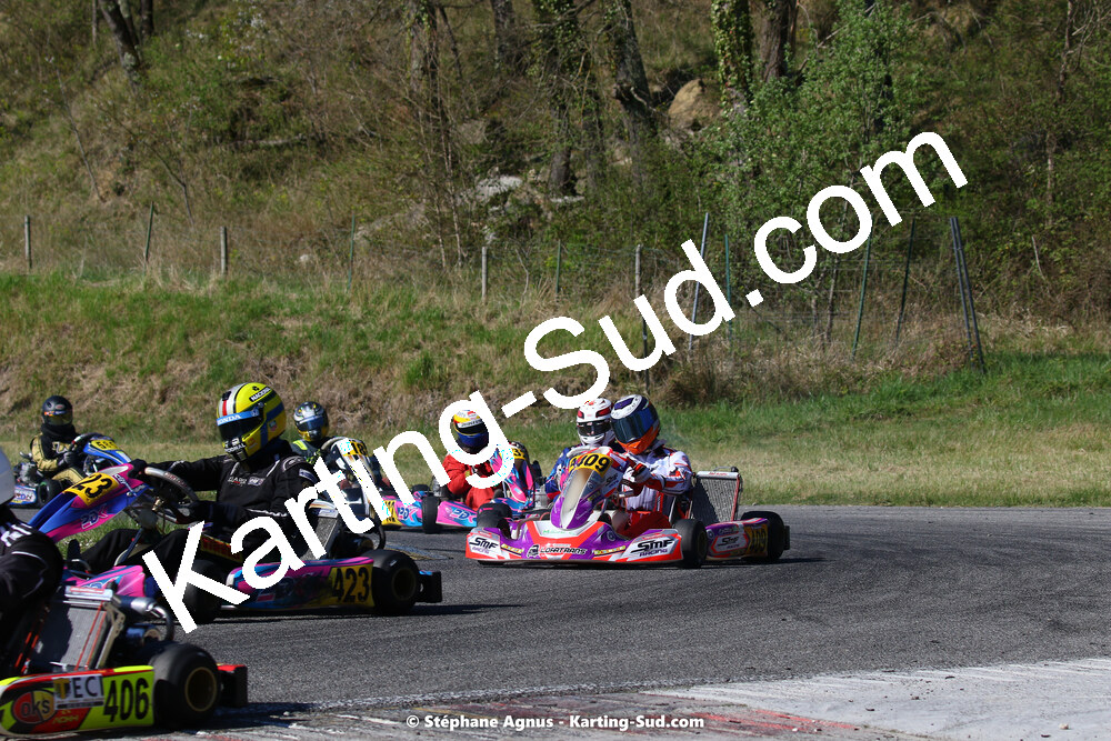 16 & 17/04/2022 : 3ème manche du Championnat du Sud 2022 au circuit d’Aigues-Vives (photos Stéphane Agnus) 2022 — karting