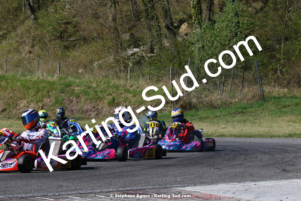 16 & 17/04/2022 : 3ème manche du Championnat du Sud 2022 au circuit d’Aigues-Vives (photos Stéphane Agnus) 2022 — karting