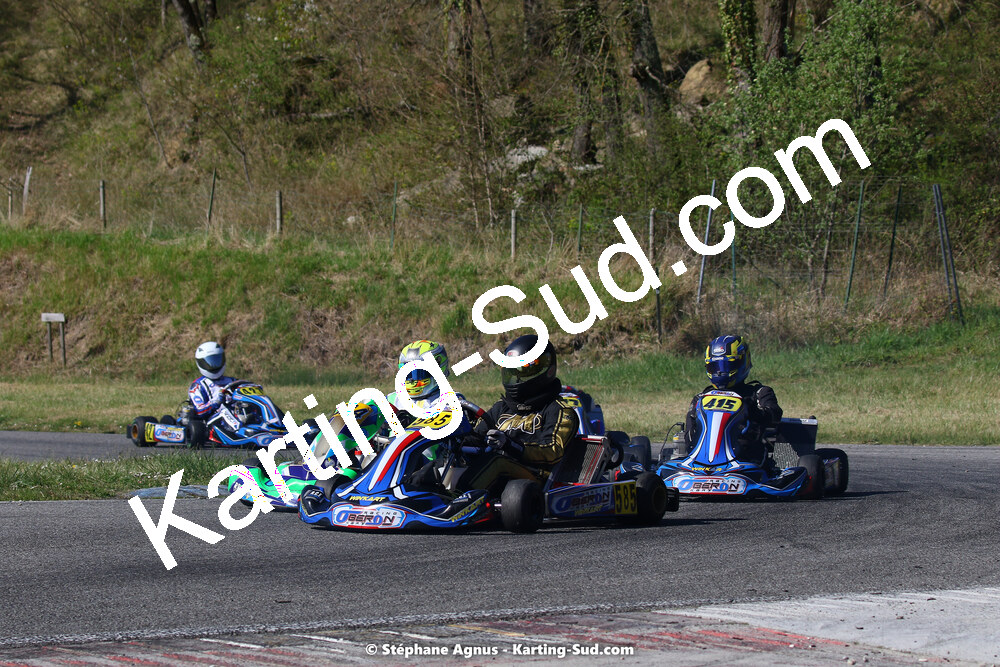 16 & 17/04/2022 : 3ème manche du Championnat du Sud 2022 au circuit d’Aigues-Vives (photos Stéphane Agnus) 2022 — karting