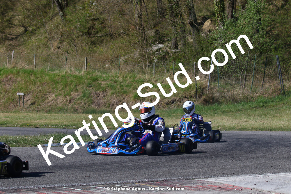 16 & 17/04/2022 : 3ème manche du Championnat du Sud 2022 au circuit d’Aigues-Vives (photos Stéphane Agnus) 2022 — karting