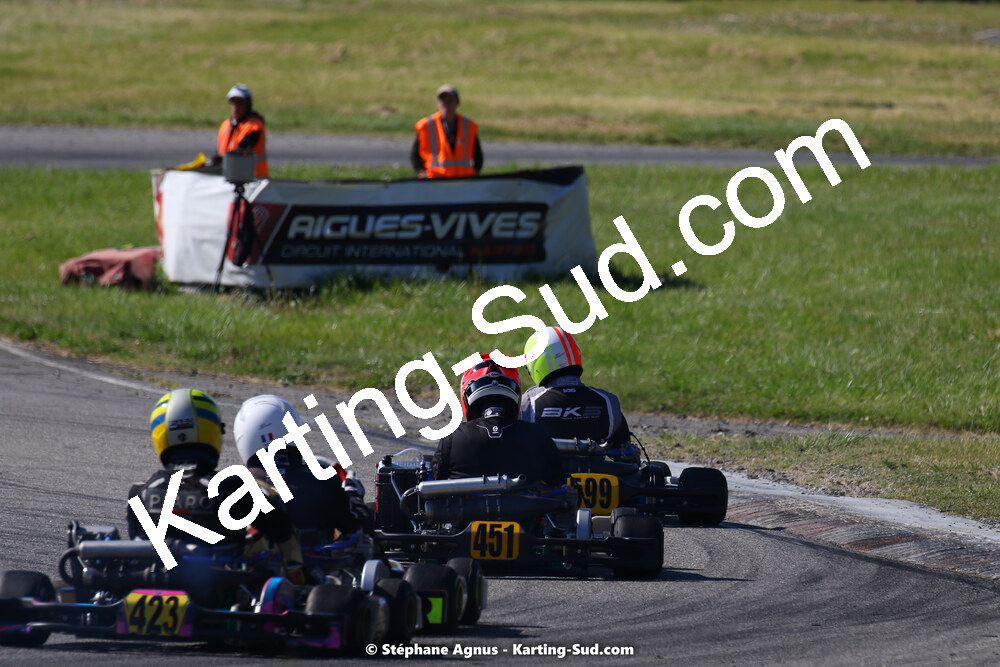16 & 17/04/2022 : 3ème manche du Championnat du Sud 2022 au circuit d’Aigues-Vives (photos Stéphane Agnus) 2022 — karting