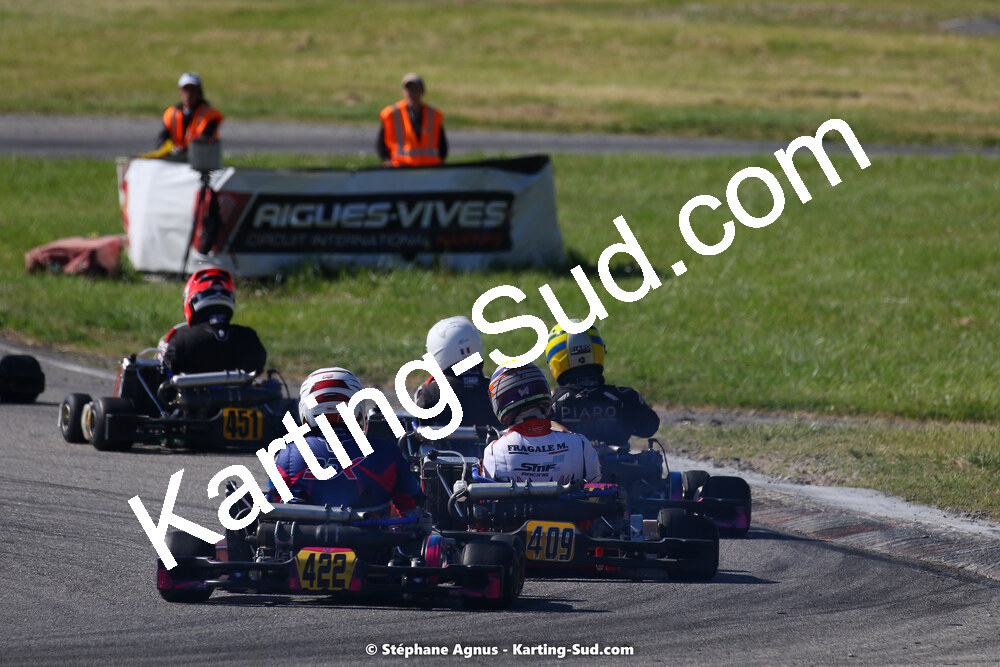 16 & 17/04/2022 : 3ème manche du Championnat du Sud 2022 au circuit d’Aigues-Vives (photos Stéphane Agnus) 2022 — karting