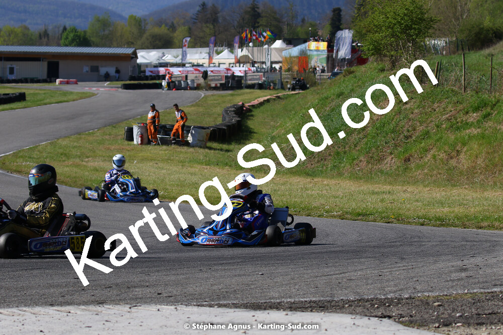 16 & 17/04/2022 : 3ème manche du Championnat du Sud 2022 au circuit d’Aigues-Vives (photos Stéphane Agnus) 2022 — karting