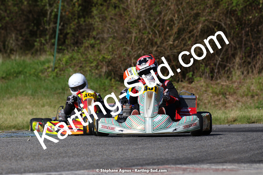 16 & 17/04/2022 : 3ème manche du Championnat du Sud 2022 au circuit d’Aigues-Vives (photos Stéphane Agnus) 2022 — karting