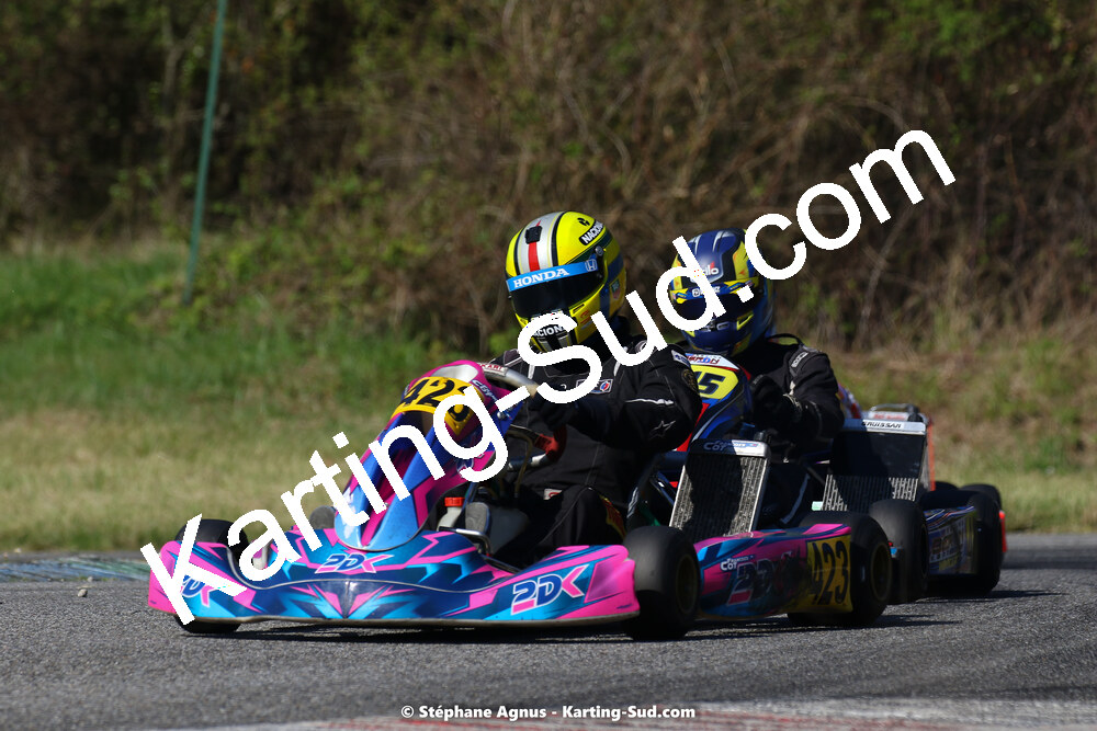 16 & 17/04/2022 : 3ème manche du Championnat du Sud 2022 au circuit d’Aigues-Vives (photos Stéphane Agnus) 2022 — karting