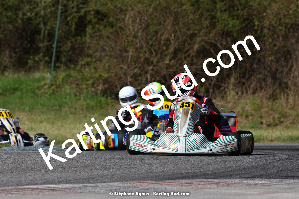 16 & 17/04/2022 : 3ème manche du Championnat du Sud 2022 au circuit d’Aigues-Vives (photos Stéphane Agnus) 2022 — karting