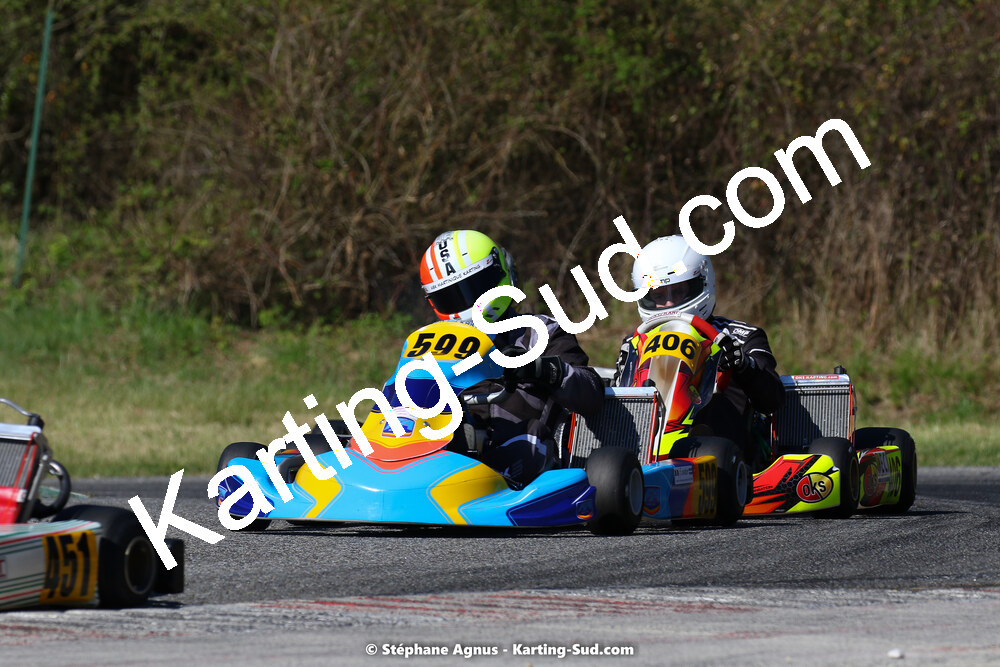 16 & 17/04/2022 : 3ème manche du Championnat du Sud 2022 au circuit d’Aigues-Vives (photos Stéphane Agnus) 2022 — karting