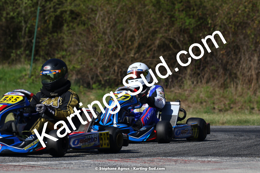 16 & 17/04/2022 : 3ème manche du Championnat du Sud 2022 au circuit d’Aigues-Vives (photos Stéphane Agnus) 2022 — karting