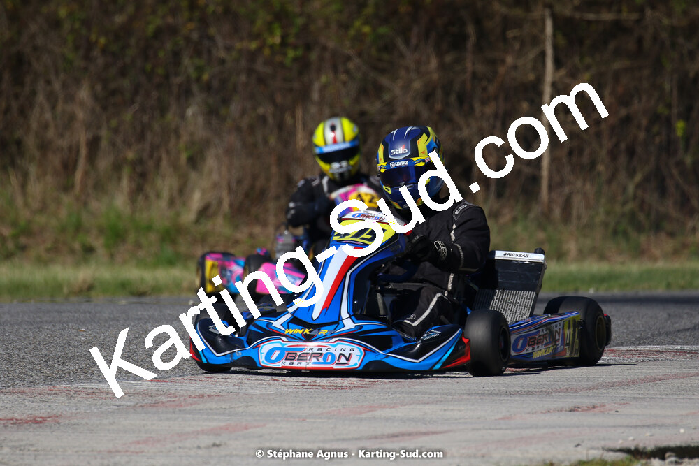 16 & 17/04/2022 : 3ème manche du Championnat du Sud 2022 au circuit d’Aigues-Vives (photos Stéphane Agnus) 2022 — karting