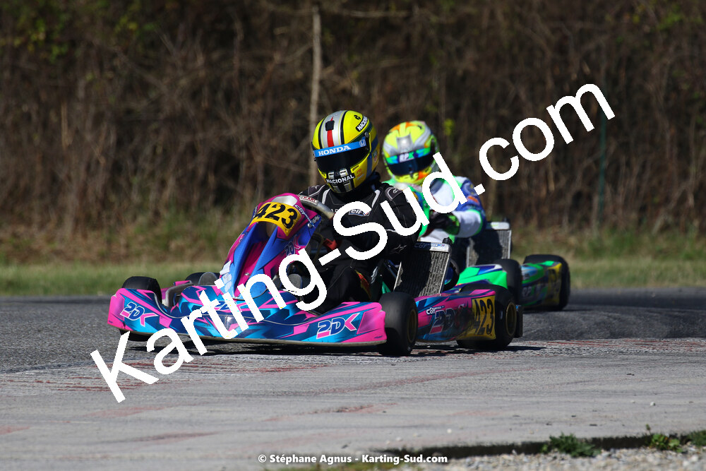 16 & 17/04/2022 : 3ème manche du Championnat du Sud 2022 au circuit d’Aigues-Vives (photos Stéphane Agnus) 2022 — karting