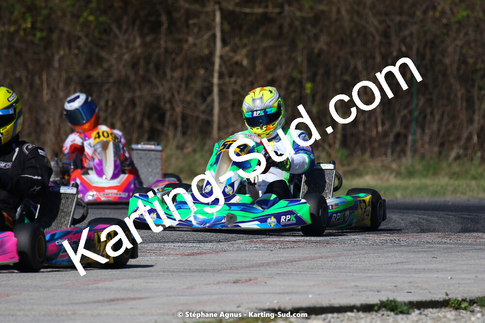 16 & 17/04/2022 : 3ème manche du Championnat du Sud 2022 au circuit d’Aigues-Vives (photos Stéphane Agnus) 2022 — karting