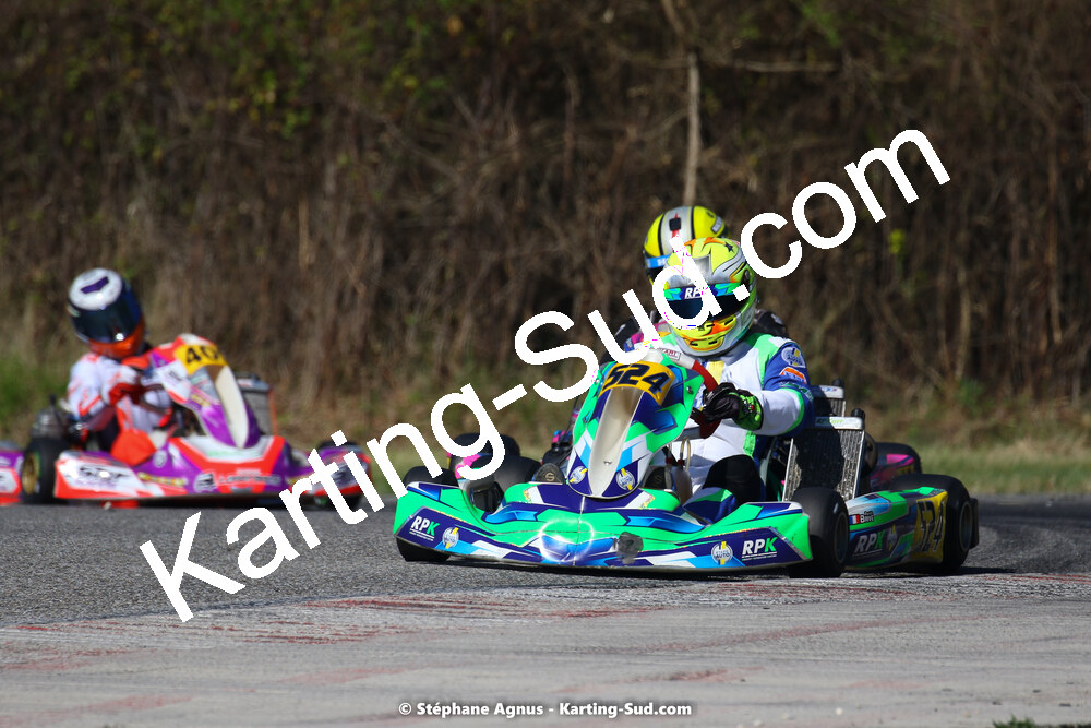 16 & 17/04/2022 : 3ème manche du Championnat du Sud 2022 au circuit d’Aigues-Vives (photos Stéphane Agnus) 2022 — karting